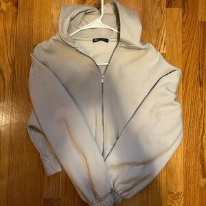 Zara zip up sweatshirt